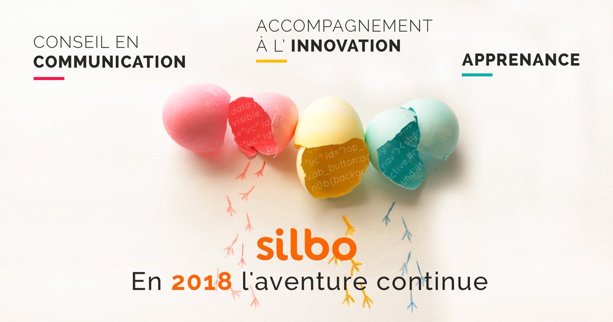 Silbo fête ses 2 printemps, + de 20 aventures clients et un écosystème d'experts de l'#innovation toujours + riche ! En 2018, l’aventure continue : nous vous souhaitons une année d'inattendus, de nouveaux chemins à emprunter et de territoires à explorer. #communication #formation