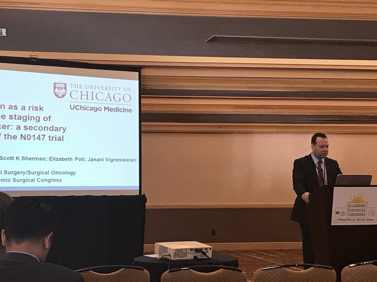 Kiran Turaga (@kturaga) on Twitter photo Obstruction is important for prognostication of patients. @fadidahdaleh <a href="/ecpoli/">Elizabeth Poli</a> #ASC2018 <a href="/JBMatthews/">Jeff Matthews MD</a> <a href="/uchicagosurgery/">UChicago Surgery</a> <a href="/UChiResearch/">UChicago Research</a> <a href="/UCCancerCenter/">UChicagoCancerCenter</a> Obstruction is important for prognostication of patients. @fadidahdaleh <a href="/ecpoli/">Elizabeth Poli</a> #ASC2018 <a href="/JBMatthews/">Jeff Matthews MD</a> <a href="/uchicagosurgery/">UChicago Surgery</a> <a href="/UChiResearch/">UChicago Research</a> <a href="/UCCancerCenter/">UChicagoCancerCenter</a>