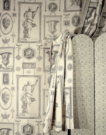 'Archive Prints Collection', a range of #fabrics and #wallpapers originally developed by Arc Prints from an archive of print room pictures, now relaunched by <a href="/NileandYork/">Nile & York</a> <a href="/LorfordsAntiq/">Lorfords Antiques</a>