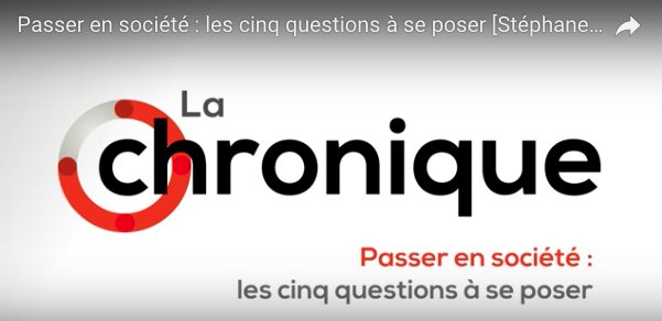 🎥 Les questions à se poser pour faire passer une #entreprise individuelle en société afecreation.fr/cid160869/pass… #Entrepreneur