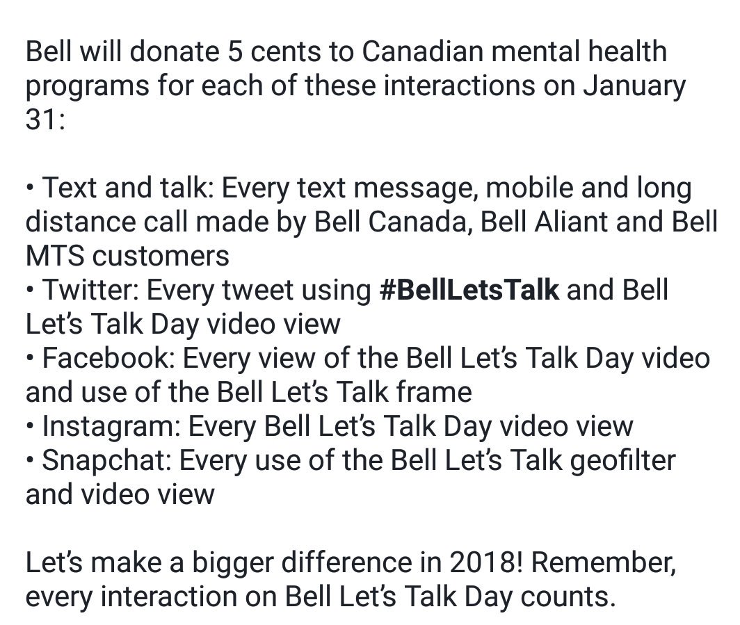 GrenvilleMutual's tweet image. Proud to help support Bell's initiative in raising money for mental health. 
#BellLetsTalk 

Here's what you can do!