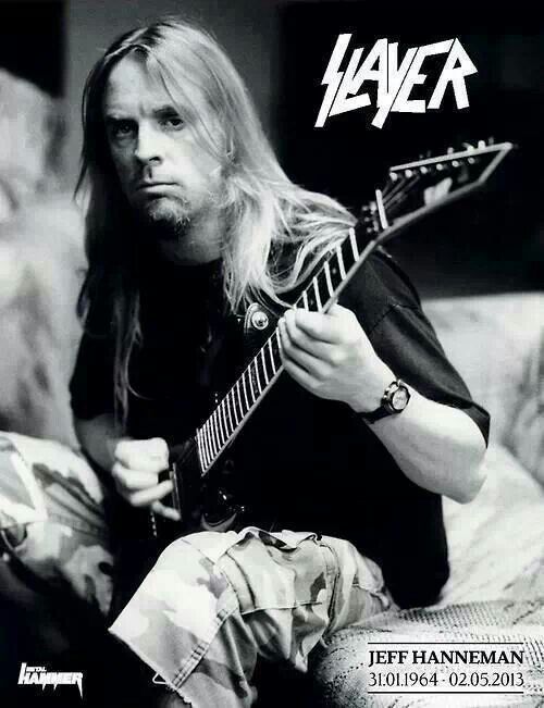 Happy Birthday to legendary thrash metal guitarist, Jeff Hanneman!   