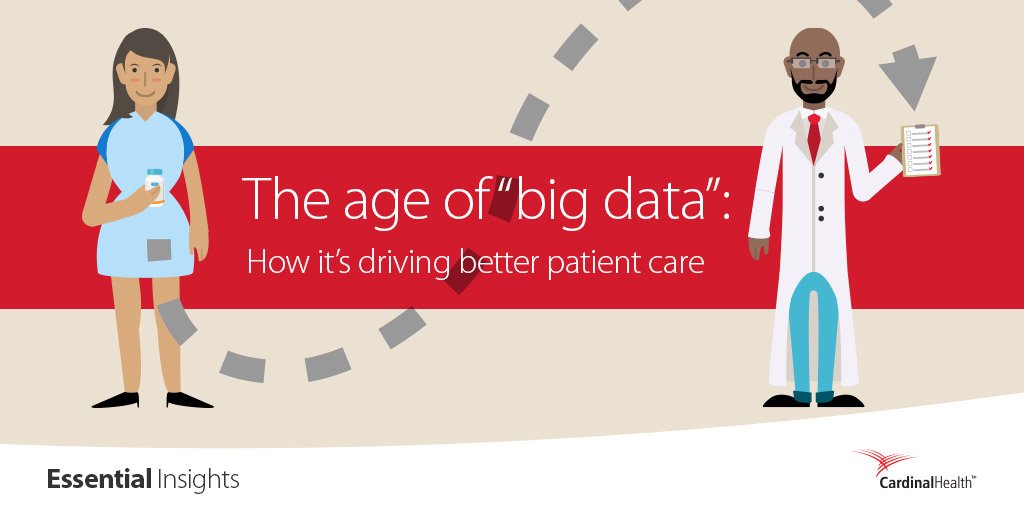 cardinalhealth's tweet image. #BigData is improving patient care from research to treatment. Learn how in #EssentialInsights: ow.ly/J6Bc30i4dIV
