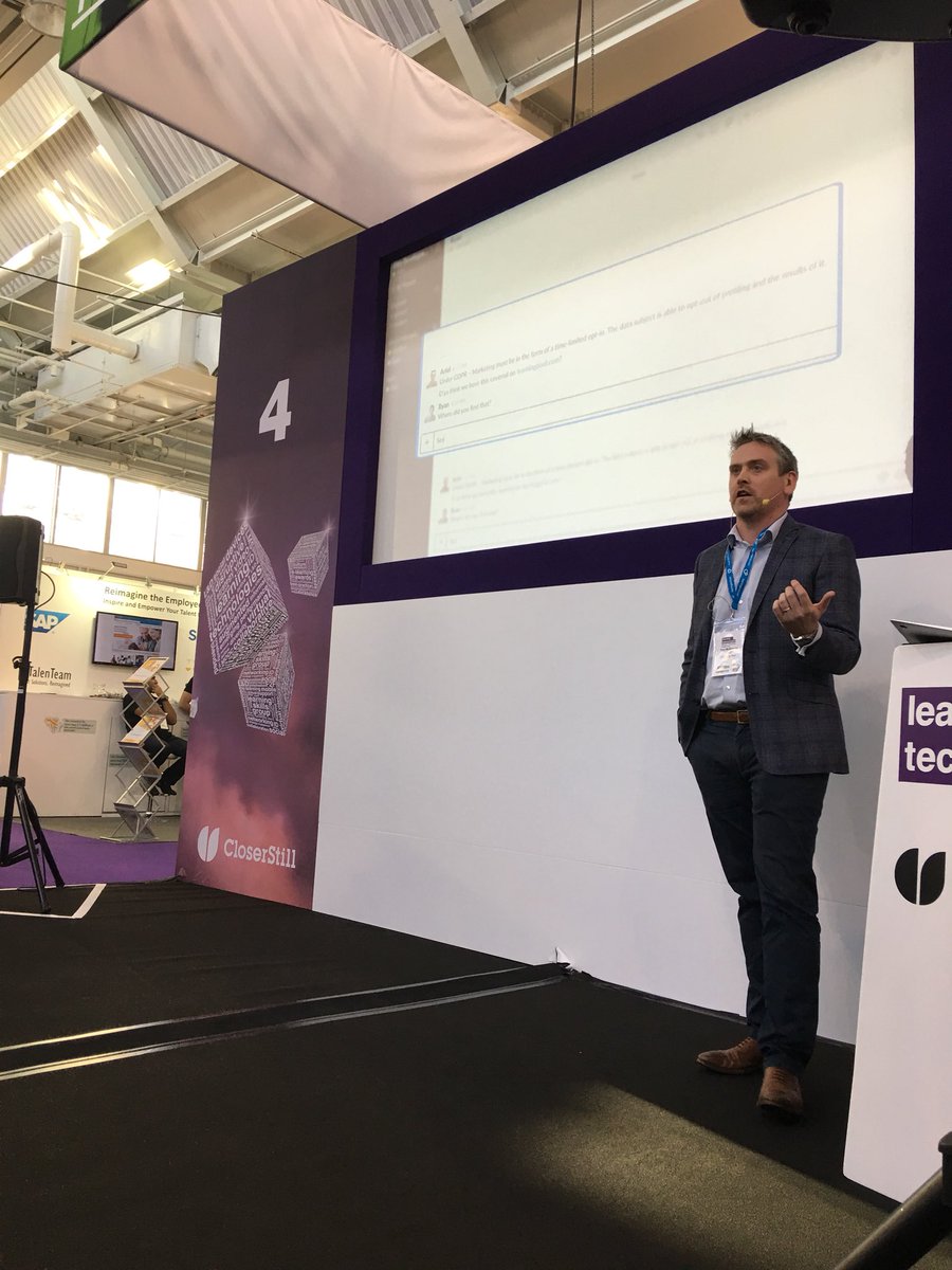 LearningPool's tweet photo. @mcelvaney introduces #Otto at @LT18uk - find out how Otto can be used to find specific content quickly and easily #standb4 https://t.co/GuStU7ddoP