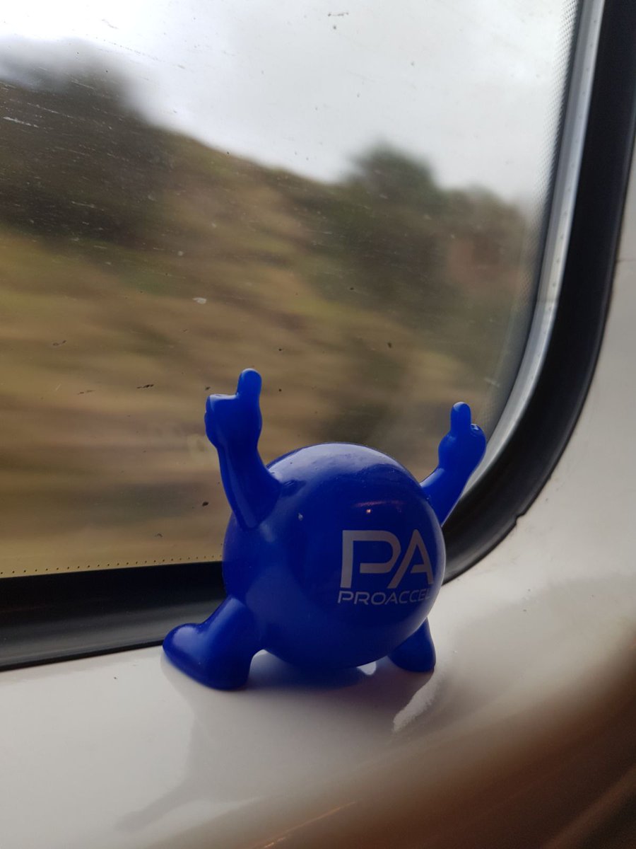 proaccel's tweet image. The @proaccel Squishy mascot is off to London