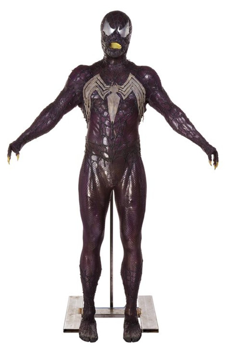 Some pictures of a very purple Venom suit. However, this could be the lighting as it looks pretty similar to this darker, black Venom suit.