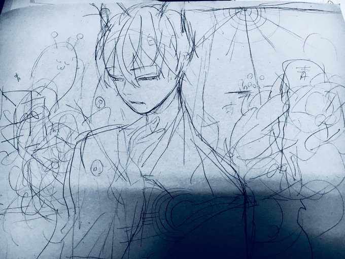 去年描いたボツになりそうな下書き 