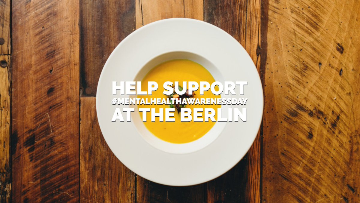 TheBerlinKW's tweet photo. In support of #mentalhealthawarenessday, @theberlinkw will be donating $10 (walk-in) and $15 (reservation) of every entrée sold to @Carizon. Reserve a table now and help make a difference. https://t.co/Cn2gStocFQ #mentalhealthmatters #endthestigma #letstalk #BellLetsTalk https://t.co/7dwoUFel70