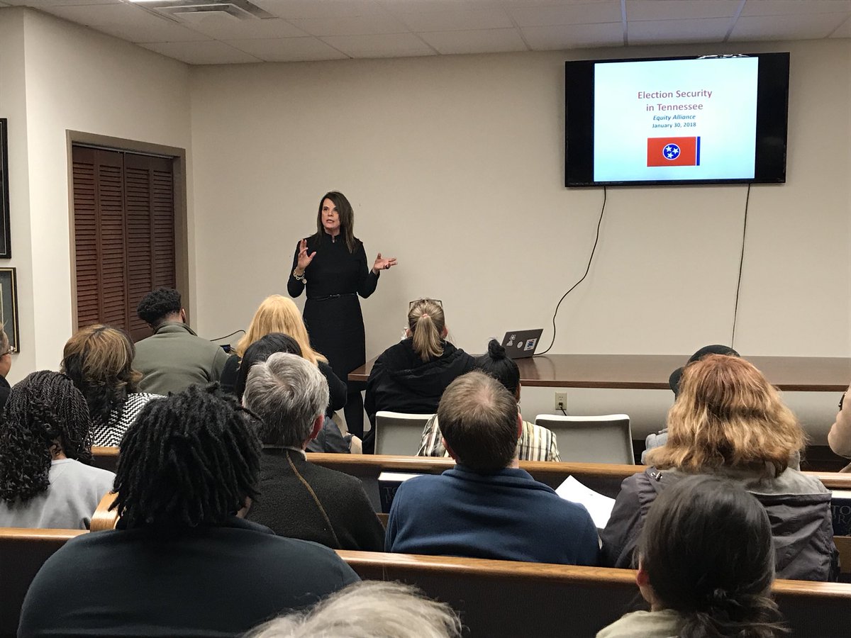 TiftForJudge's tweet photo. Thanks to @LisaQuigleyTN for presenting on voter registration at last night’s @EquityAlliance1 meeting. https://t.co/NWlLppe88S