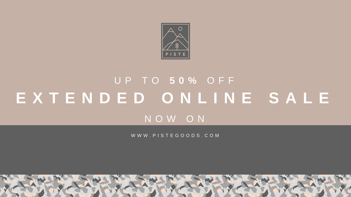 EXCITING NEWS // We have decided to extend the online sale for a little while longer // So for some amazing deals and with products discounted to up to 50% off // Head over to pistegoods.com now for unique goods for 'In The Home Or On The Go'...