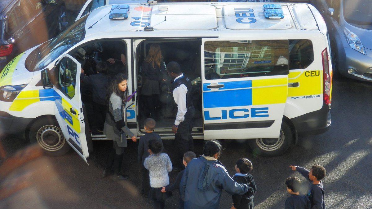 Our reception children learning about the work the police do #futureambitions