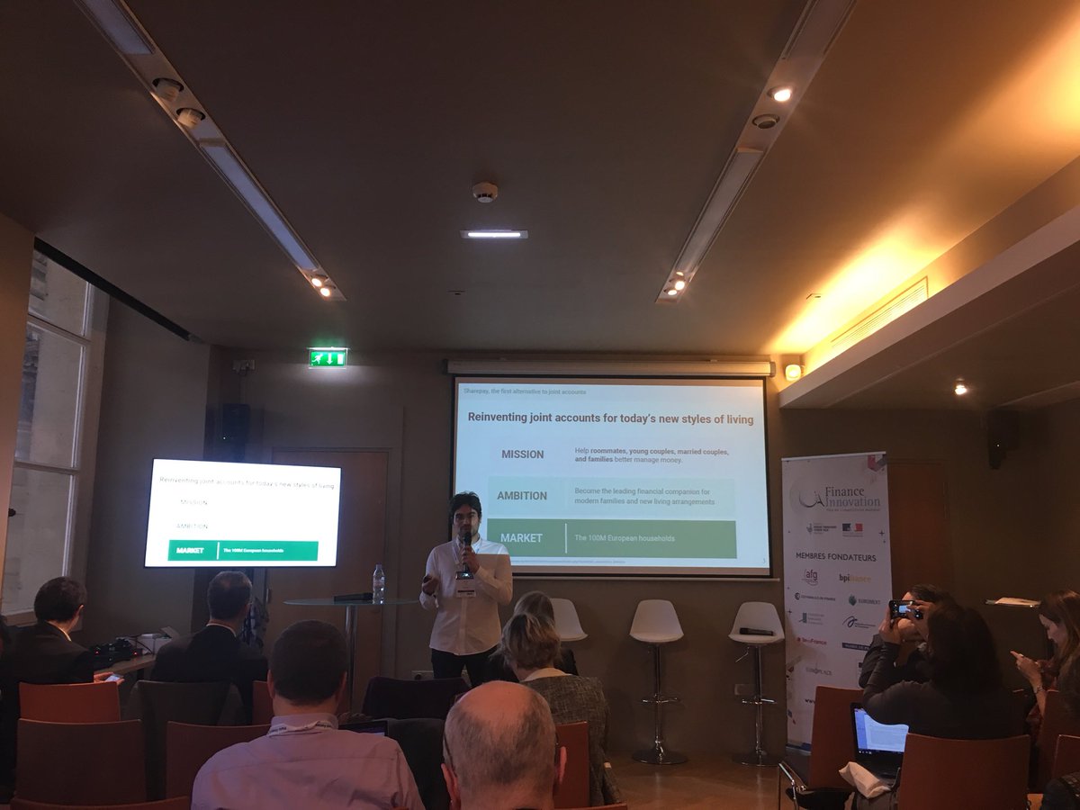 Au tour de <a href="/DavidFinel/">David Finel</a> de présenter son projet <a href="/SharePayers/">Sharepay</a> : la carte pour partager ses dépenses #banque #Fintech #innovation #startup