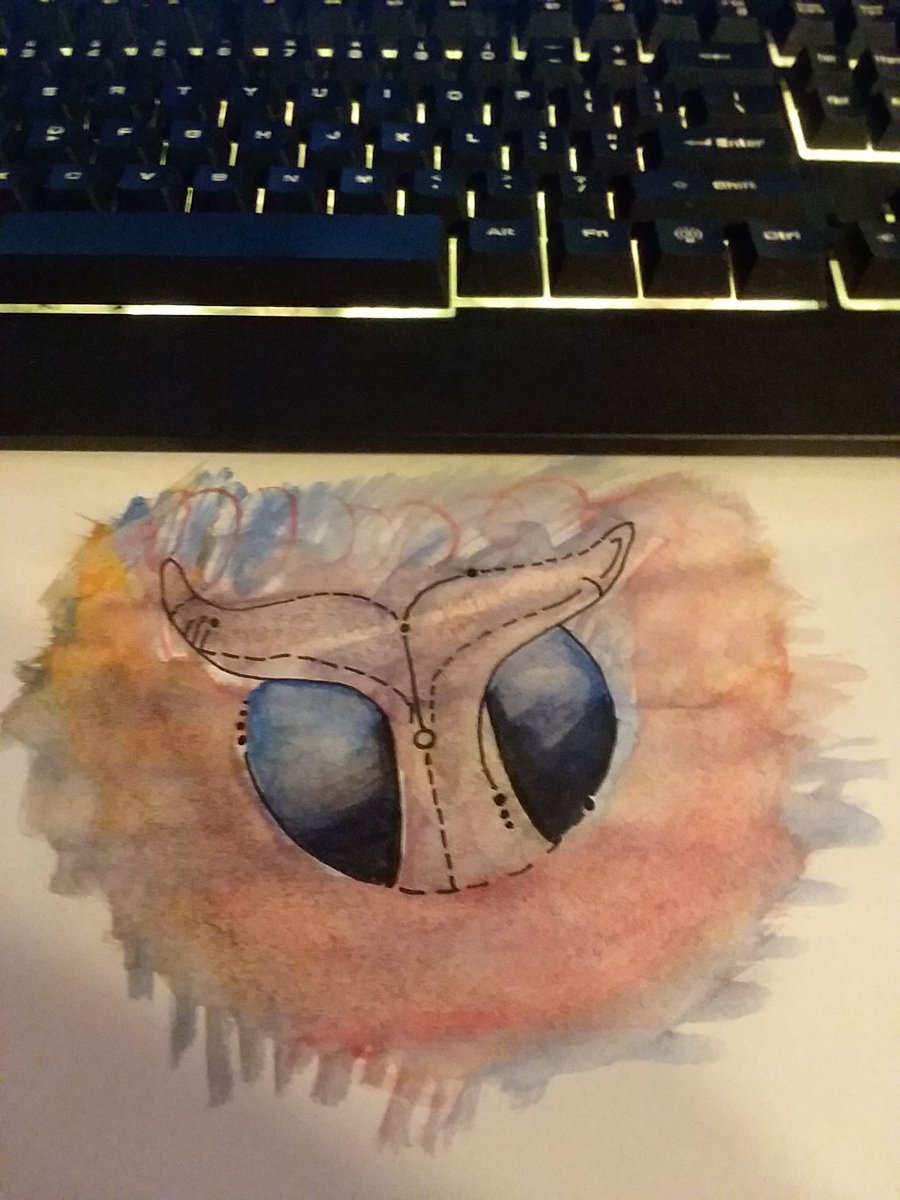 MatterMastermin's tweet image. #art 

Attempt at a water coloring drawing.  Very very bad at painting,  but I am trying