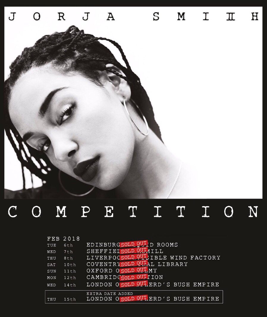 UK I’m coming for you ♥️ My tour is sold out but I have a pair of tickets to give away to a show in every city 💌 
Enter here - jorjasmith.com
