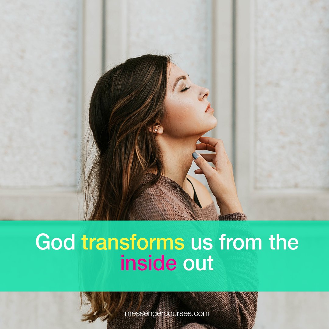 MessengerIntl's tweet photo. In order to see an outward transformation we need to first let God transform us internally, letting go of any belief, emotion, or thought that doesn’t align with God’s Word.(Start a journey of radical transformation today with the #RenewCourse—register at https://t.co/SLnu6YoYEj) https://t.co/o4MVjPNABj