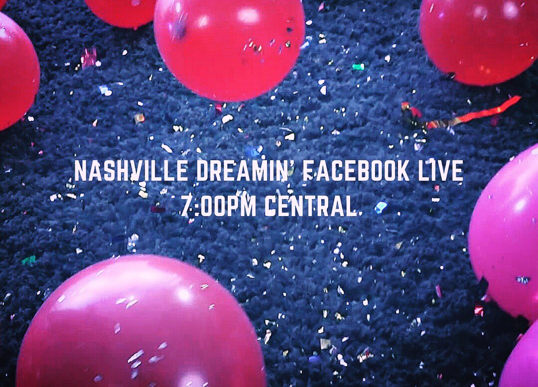 steelivorymusic's tweet photo. Tonight we’ll be going live on Facebook from the Nashville Dreamin’ page at 7pm central time so make sure you go like their page &amp; tune in! 🤗 Can’t wait to play some songs &amp; chat with y’all! 🎶 #nashville #nashvilledreamin #neverbeenkissed #steelivory #facebook #facebooklive https://t.co/x7hHPe2x83