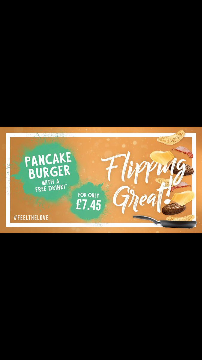 Pancake day is just round the corner but here at Yates it's not only for one day but a whole month!!🥞🍔  #feelthelove #PancakeDay #loveafreepint