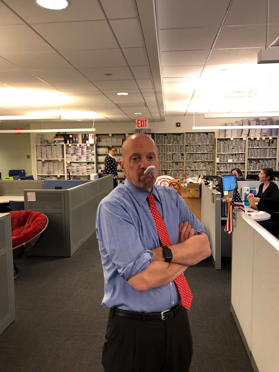 .<a href="/carlquintanilla/">Carl Quintanilla</a> .<a href="/davidfaber/">David Faber</a> note that <a href="/jimcramer/">Jim Cramer</a> is actually patient zero in the <a href="/MadMoneyOnCNBC/">Mad Money On CNBC</a> outbreak! miracle you emerged unscathed