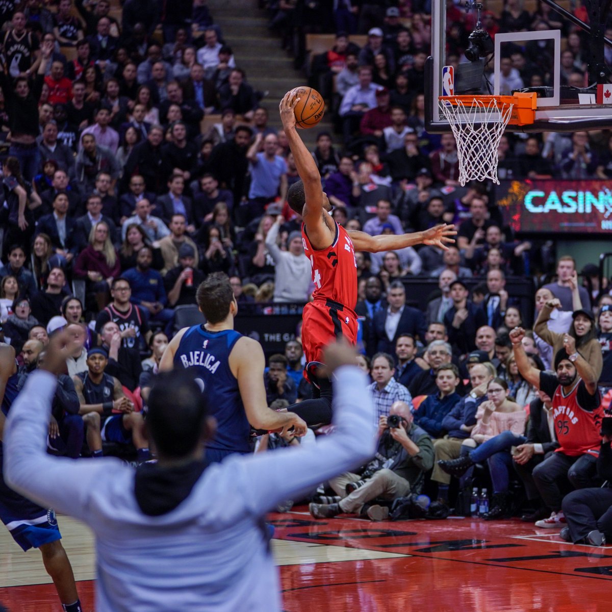 Raptors's tweet photo. Freeze frame! #BellLetsTalk https://t.co/Cesib8w4L6