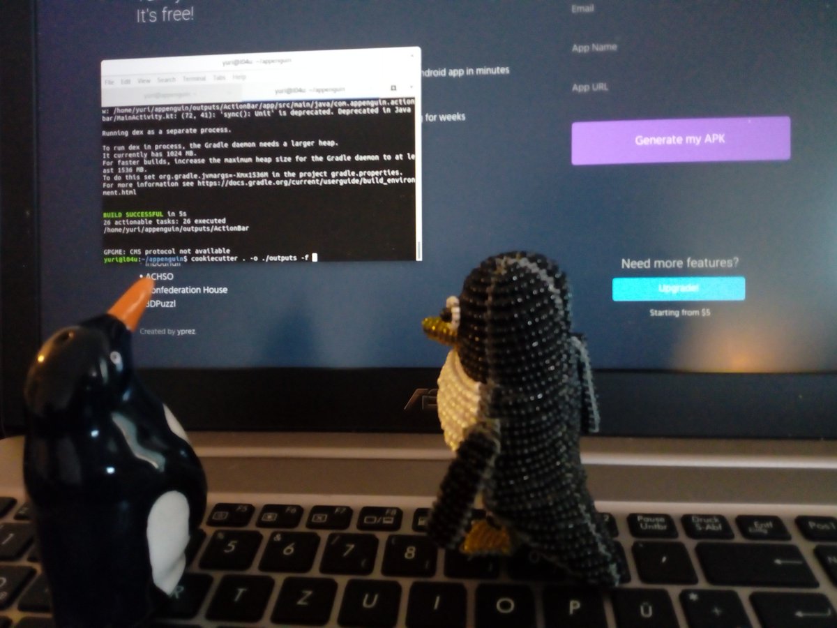 appenguincom's tweet image. Working hard on the next version. 🐧💜

Stay tuned!

#android #apk #appgenerator #penguins