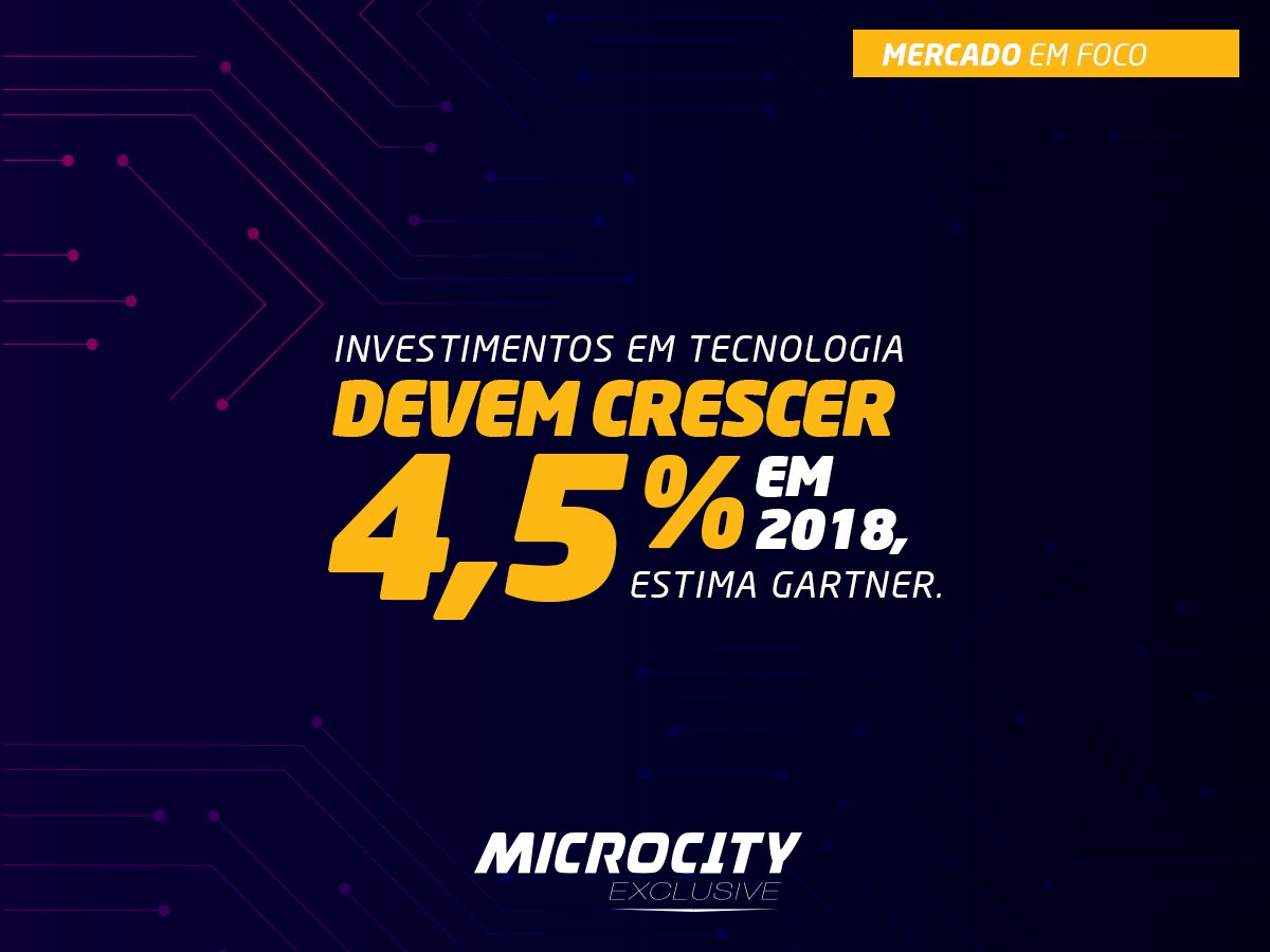 MicrocityIT's tweet photo. A tendência é que as corporações busquem por soluções de TI que atendam todas as suas necessidades. Veja as principais tecnologias que as organizações pretendem investir em 2018: https://t.co/sCkxDjAUIW
#MercadoEmFoco https://t.co/3GwM6sNeZX