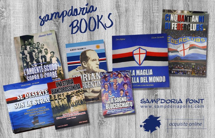 Sono veramente tanti i libri che raccontano la "nostra" storia, sicuri di averli letti tutti? Per scoprirli venite ai <a href="/SampdoriaPoint1/">Sampdoria Point</a> oppure click qui: bit.ly/2DOg3d2