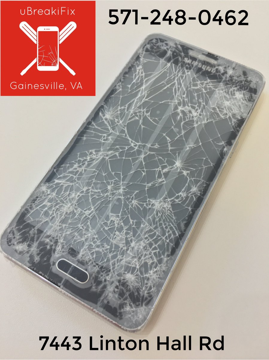 If your phone looks anything like this one, come see us! We offer free diagnostic services, 90-day warranty, & a low price guarantee. 

We want to help you stay connected - we’re open 7 days a week & most repairs are completed the same day. #WeFixItAll