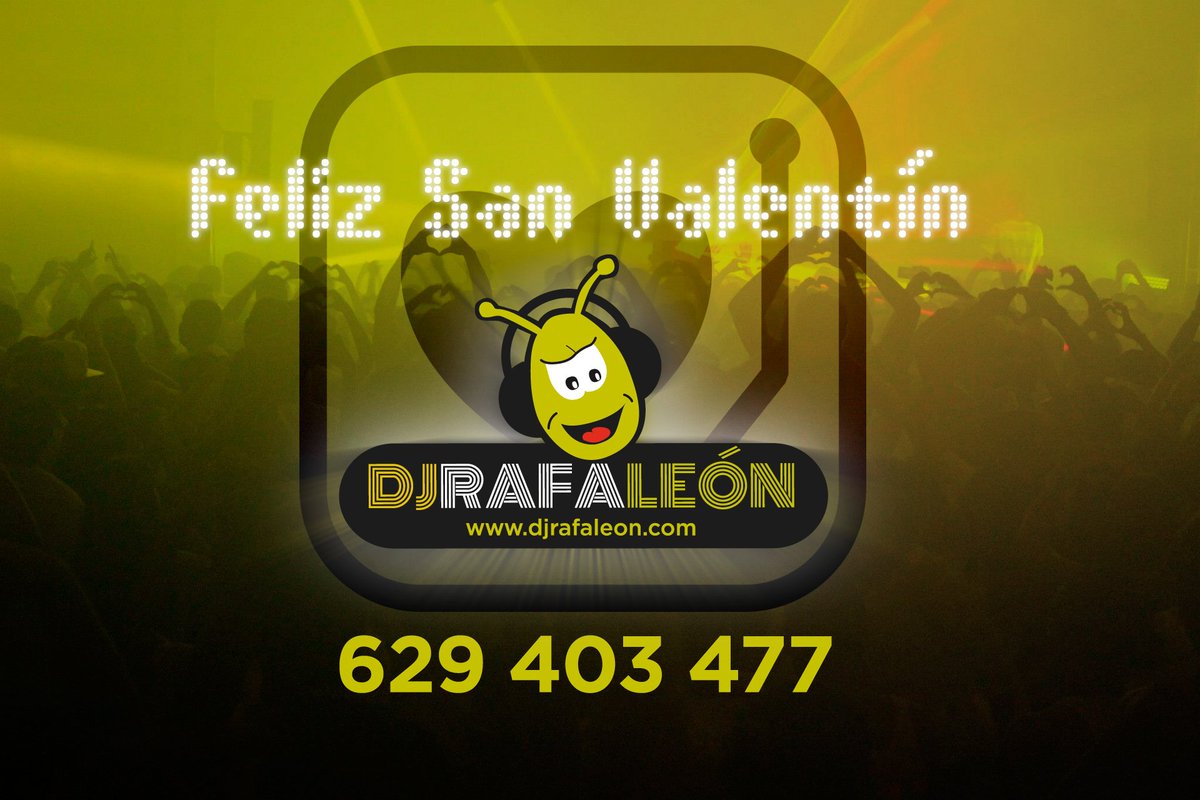 Amor, amor..... djrafaleon.com
#DiaDeLosEnamorados #Enamorados #SanValetin #Amor #Pasion #Deseo #Dj #RafaLeón #Love #Corazones #Musica #Music #Novios #Matrimonios #FelizSanValetin #SanValetin20118 #SiLoTienesCuidalo #FelizMiercoles #NoLoDejesEscapar #Ilove #Cenas #Fiesta