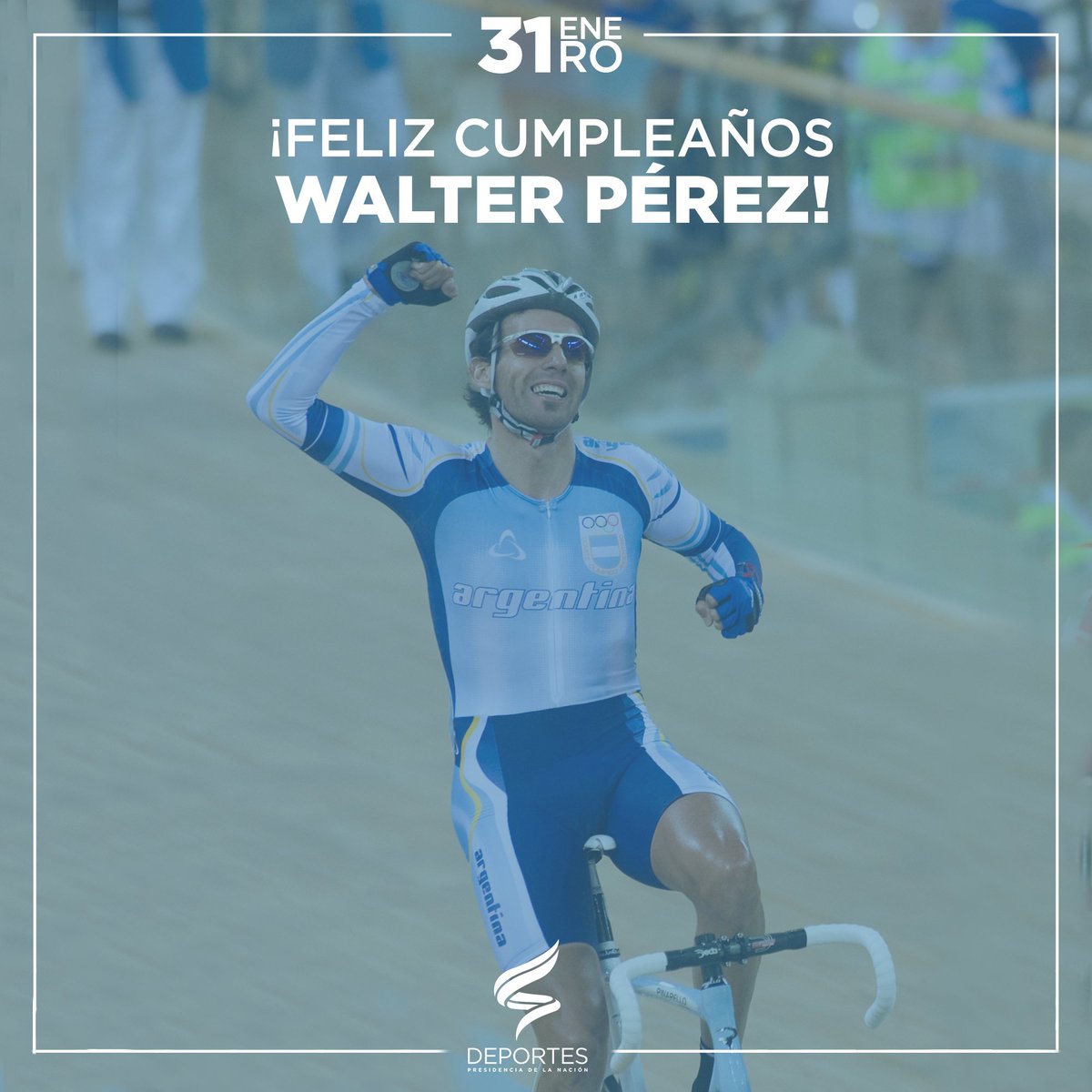 Hoy cumple años Walter Pérez, uno de los máximos referentes del ciclismo. Participó en cinco Juegos Olímpicos y ganó la dorada en Pekín 2008. También fue primero en el Mundial de Pista en 2004, además de subirse a lo más alto del podio en dos ocasiones en los Panamericanos.