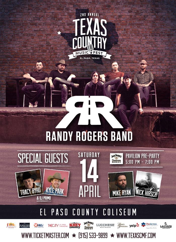 NickHirschMusic's tweet photo. El Paso friends and familia! Excited to be coming your way to perform at the @TCMF2018 on 4/14! Gonna be a blast to kick things off at the @JackDaniels_US Pavillian! Pumped to be performing alongside @RandyRogersBand, @TracyByrdMusic, @kyle_park, &amp; @mikeryanband! https://t.co/sfiKgMVd0a