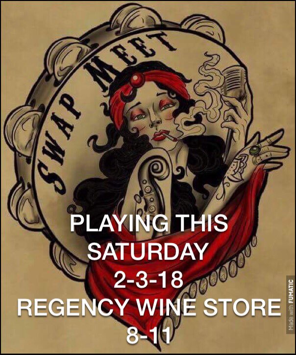 SwapmeetBand's tweet photo. This Saturday we’re back at @RegencyWineBar !! Come listen and relax in a beautiful setting with a fine libation and a fantastic Hors d’oeuvre! #magnifique #swapmeetband #akron #fairlawn #livemusic #wine #winebar #americanamusic #americana #ohiomusic #regencywinebar https://t.co/Mlp7WgL5lm