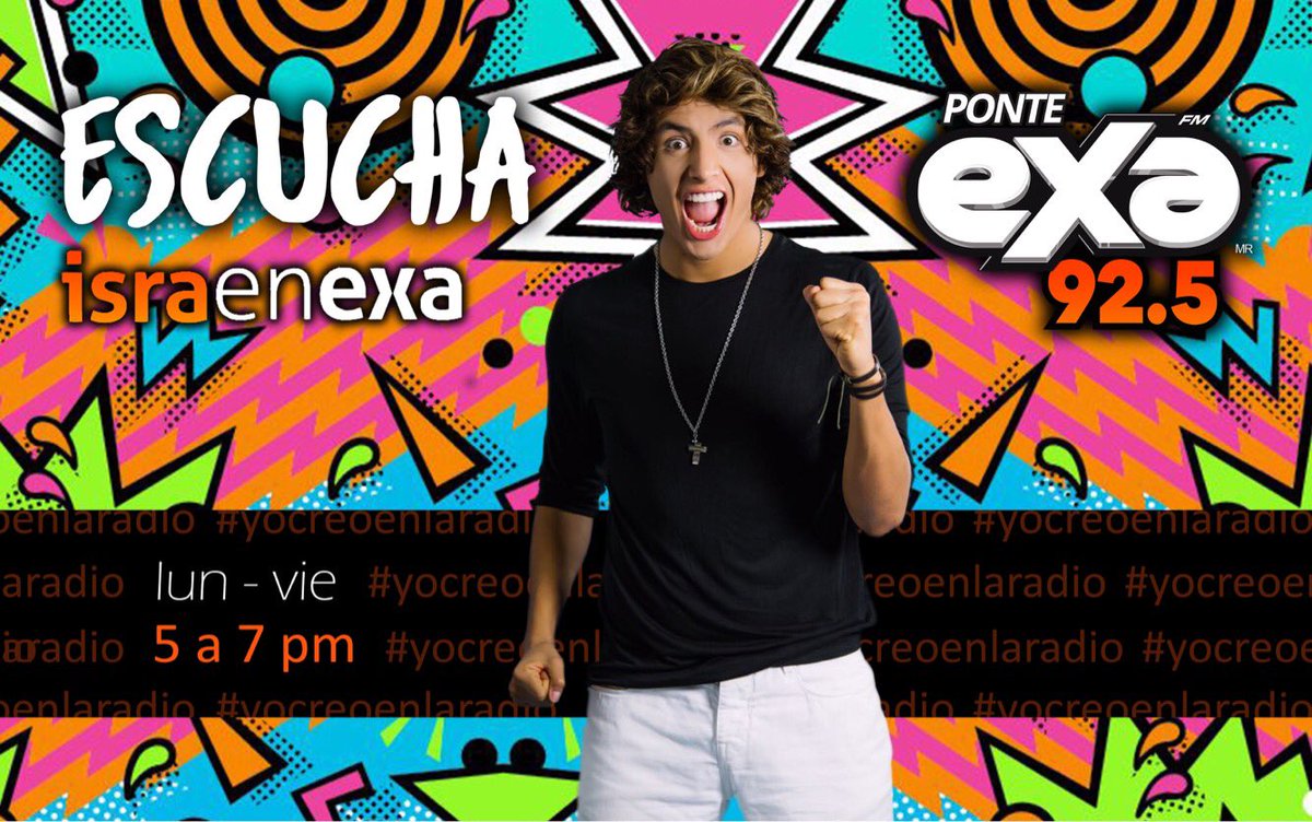 IsraVarela8's tweet photo. #FelizMiercoles HOY TE VEO EN EXA FM 5pm 🔥📻👦🏼 https://t.co/AVqMCgzNNR