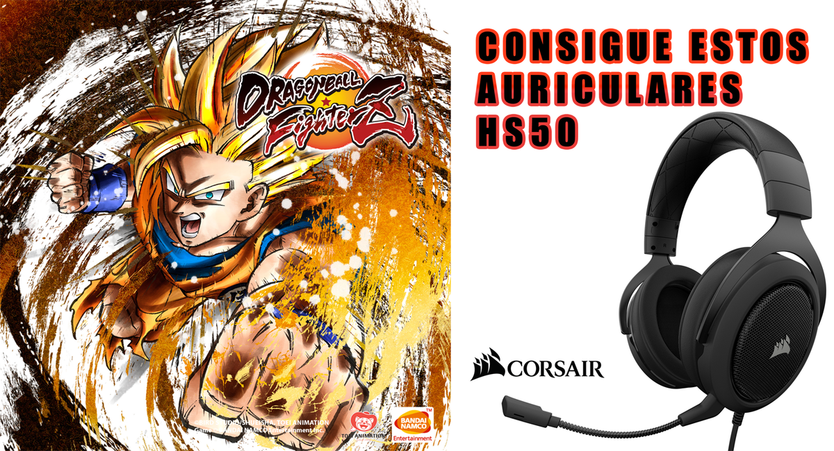 BandaiNamcoES's tweet photo. ¿Queréis conseguir unos auriculares HS50 Corsair y un #DragonBallFighterZ ?
1º RT + seguir a @CorsairSpain y @BandaiNamcoES
2º ¡Contadnos en este tweet por qué queréis ganar!
¡Tenéis hasta el día 6 a las 23:59! ;) https://t.co/OaS2AF1NyA