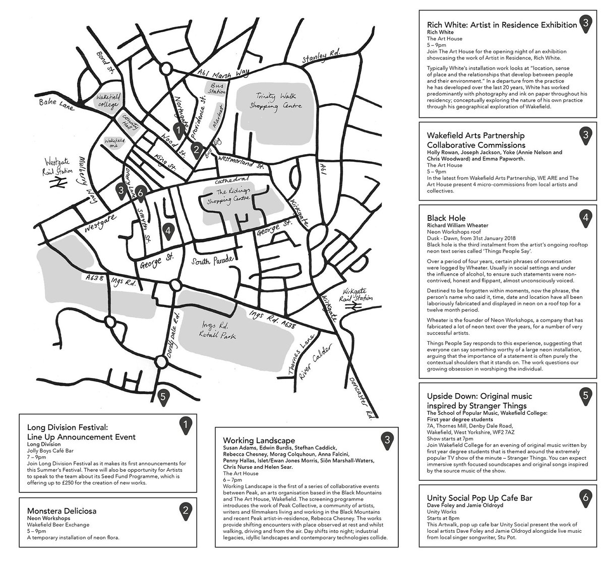 artwalkwake's tweet image. Here's what's happening tonight in #Wakefield 5-9pm!! 
In addition to this we have @HepworthGallery open until 7pm, @WestgateStudios and @trwakefield cafe open until 5-9pm