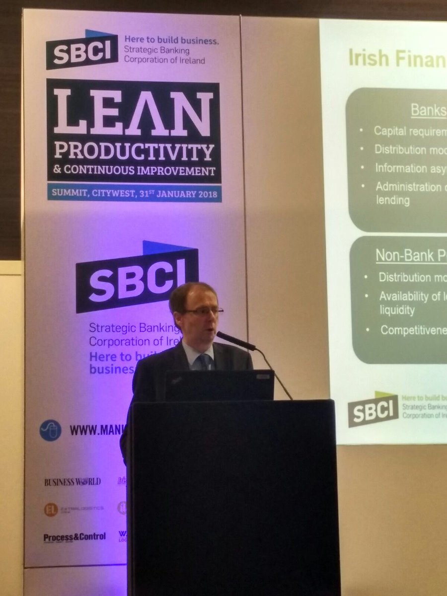 SuSuIRE's tweet photo. John Madigan, Head of Marketing and Research, SCBI on Financing SME Growth #Lean Main Stage #MSC18 https://t.co/wKKuk2i8K0