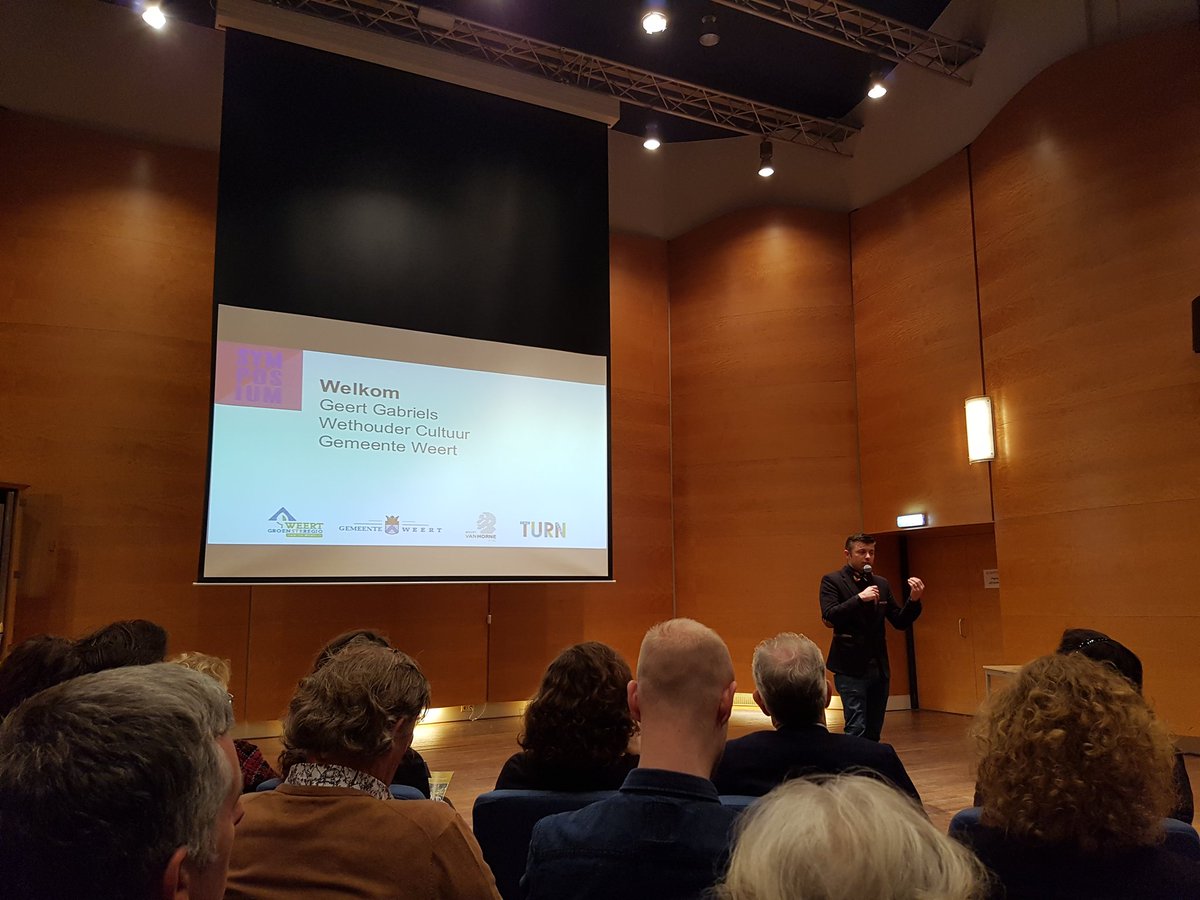 MvdHeuvel81's tweet photo. Hoe kunnen we kunst&amp;cultuur inzetten bij  het thema integratie? Vandaag een interessant symposium in het @munttheater @Geert_gabriels https://t.co/O84GmbR24x