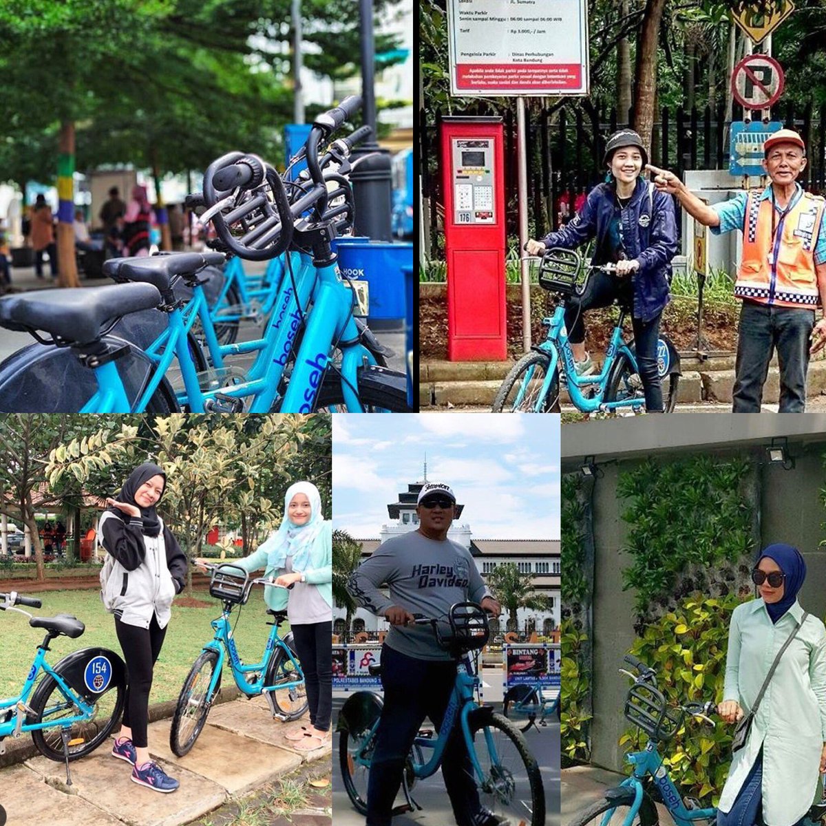 ridwankamil's tweet photo. 2011 ngetes bikesharing di Paris. 2017 mewujudkannya di Paris van Java, Bandung. Untuk memanusiawikan kota yang cenderung bikin stres tidaklah mudah, tapi tidak boleh menyerah. Good news takes time. #kerja https://t.co/DUv8U4hLry