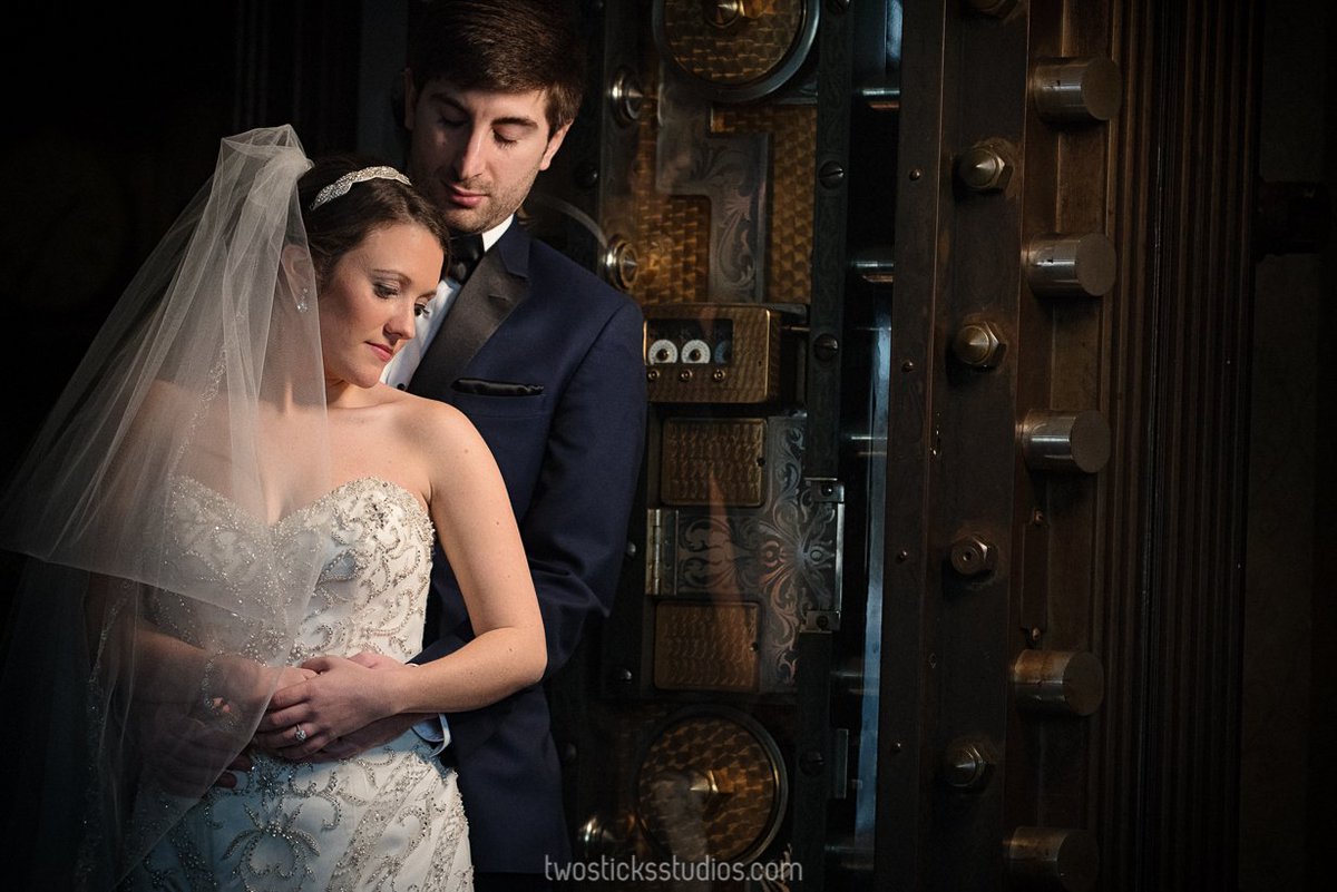 2sticks's tweet photo. We've been looking forever for a way to use the old vault door at the Radisson at Lackawanna Station hotel. Think we finally found one! #wedding #love #scranton https://t.co/OkgFGEeRDb