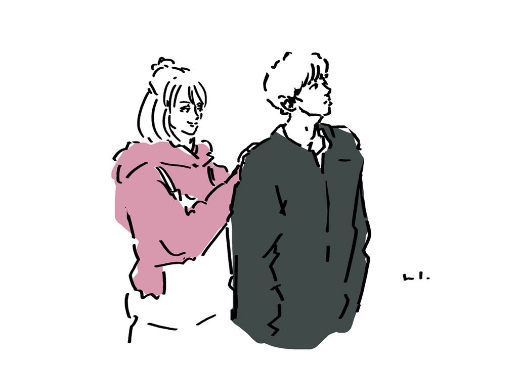 Qttt ツイッターもインスタグラムも始めてから１年経った 今日かいたすずめちゃん家森さん と 1年前かいたすずめちゃんと家森さん このアイコン カルテット絵 満島ひかり 高橋一生 Illustration イラスト