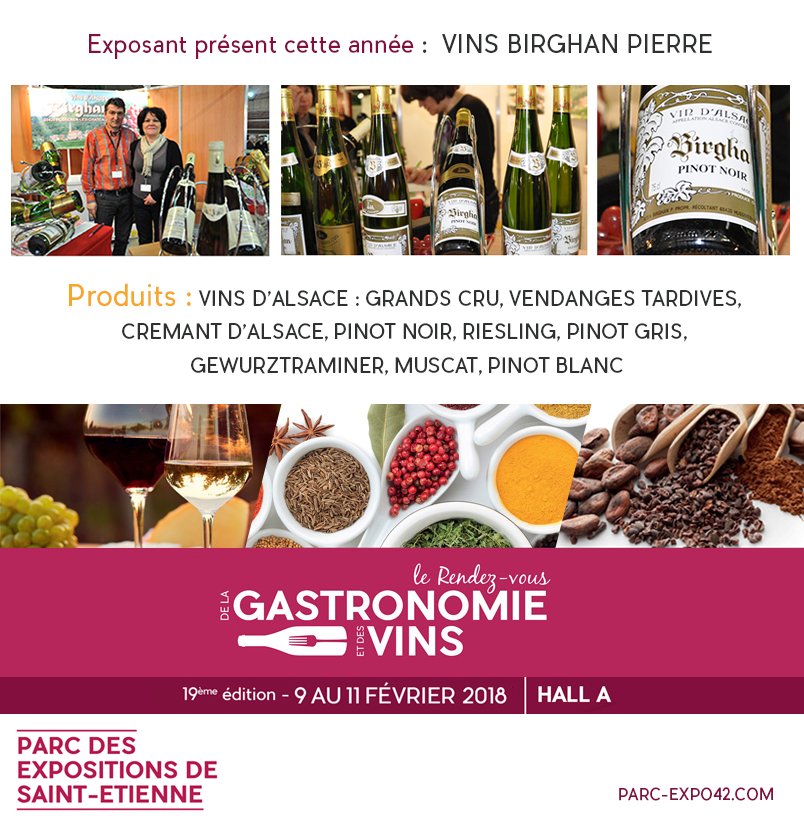 Avis aux gourmands ! Ils seront présents au #salon de la #Gastronomie et des #vins de  #SaintEtienne : AU JARDIN DES DELICES DE DANY, GAEC DU ROCHER, DELICES FROMAGERS &amp; BIRGHAN !
