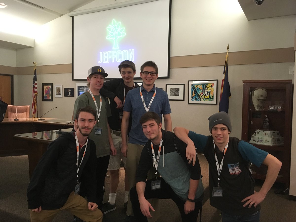 CHS Students at #Jeffcon #Jeffcon2018 #ComputerScienceIsFun #ITFutures