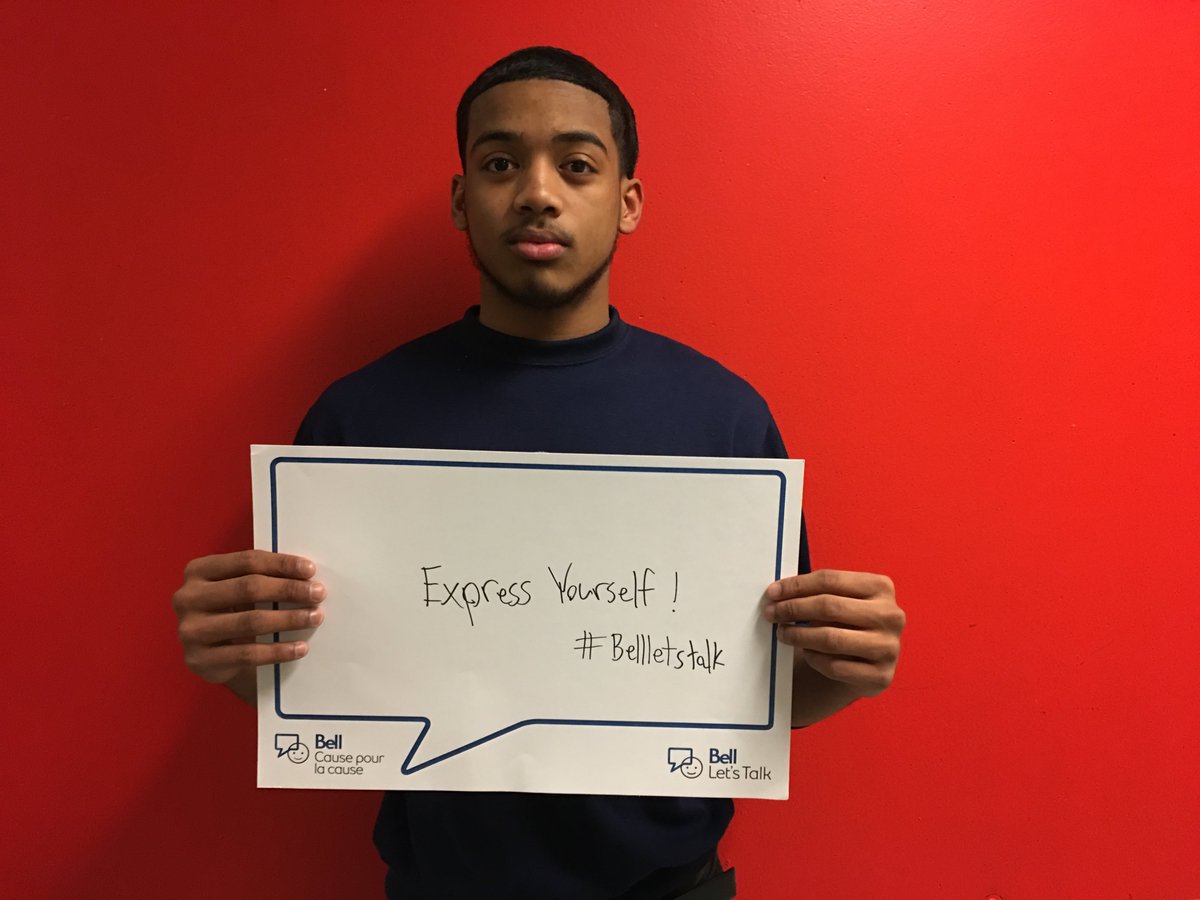 SenecaSting's tweet photo. MBB | Jordan Anderson will be supporting #BellLets Talk day today https://t.co/IizMeUBZiU
