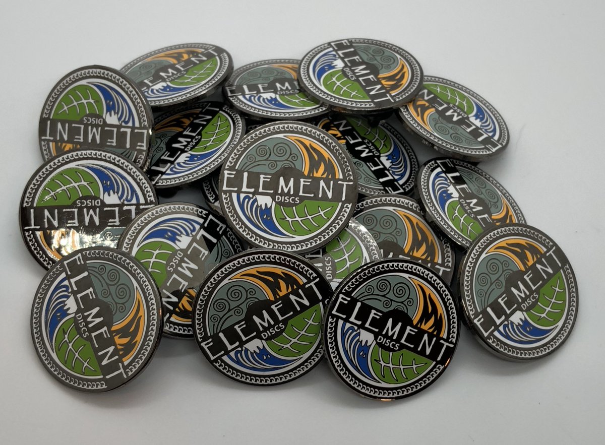 ElementDiscs's tweet image. Thank you The Official Disc Golf Pins™ for the sweet #element #pins.  They came out #amazing.   #discgolfer #discgolf #discgolfeveryday #discgolfshoutouts #teamelement #pin