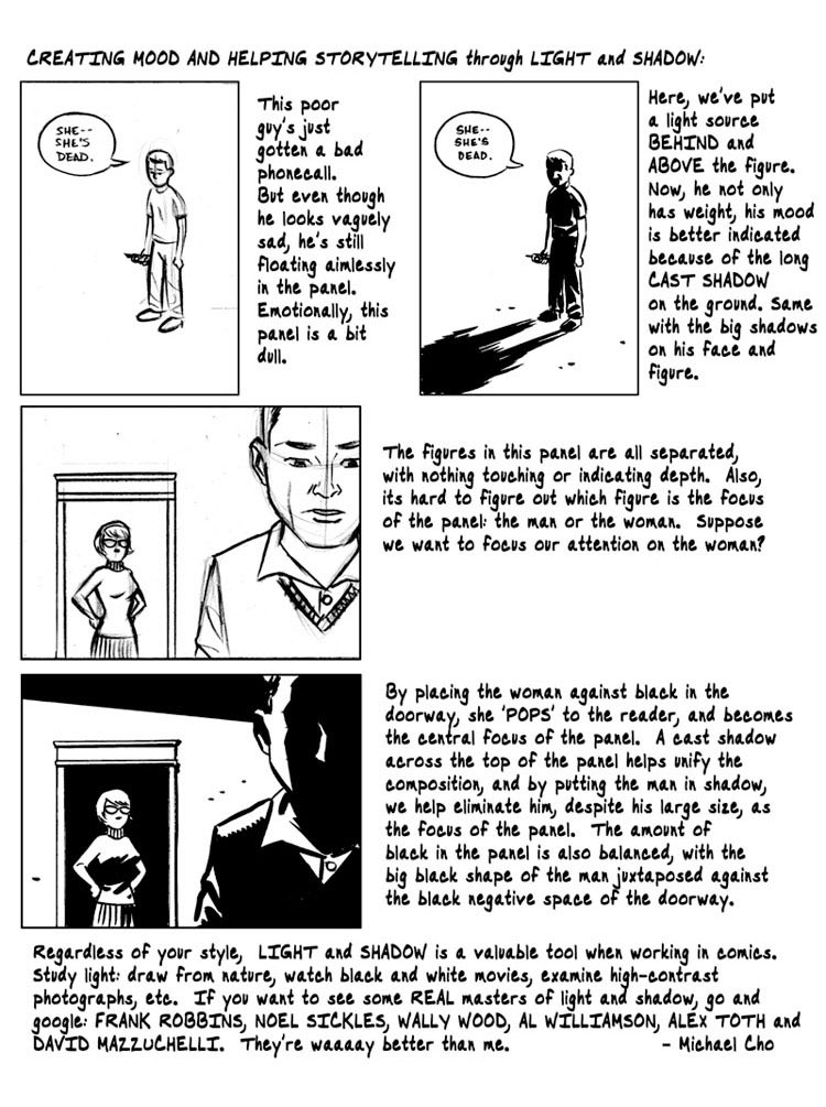 ArtofNor's tweet image. Didn’t get to participate much but for my last #LEARNUARY, here’s some #inktips from @Michael_Cho . One of my fav artists! Visit his page for more chodrawings.blogspot.com/2009/02/few-no…