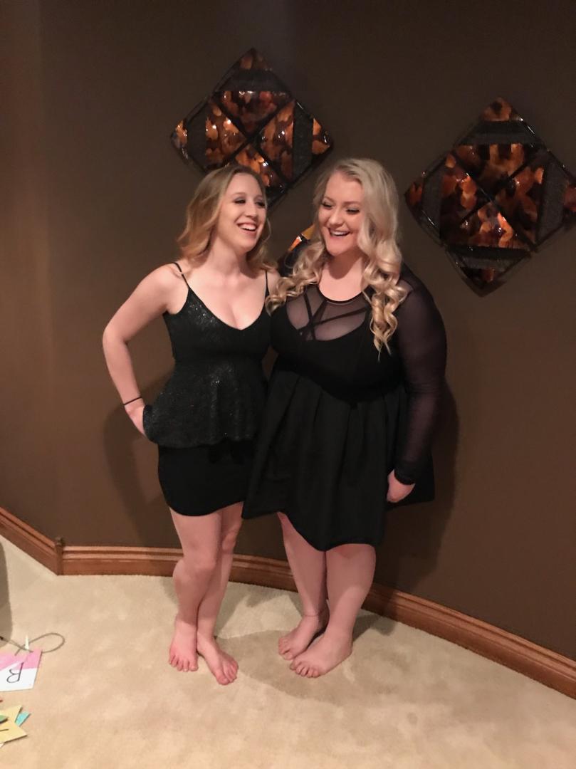 EmmaBluhm's tweet photo. #BellLetsTalk about how we can never take a cute fake laughing picture together cause we just start laughing for real! #BestFriends https://t.co/yx5Q4WADGe