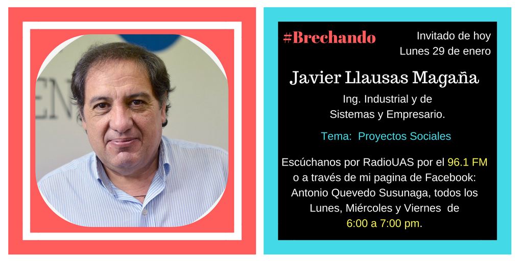 Brecha_AQS's tweet photo. No se pierdan en punto de las 6:30 pm mi programa #Brechando que se transmite por RadioUAS por el 96.1 FM o a través de mi página de Facebook. @javierllausas @ParquesAlegres #Sociedadparticipativa #participacionciudadana @FundacionLaika @suma_iap https://t.co/2iMlCt6em9