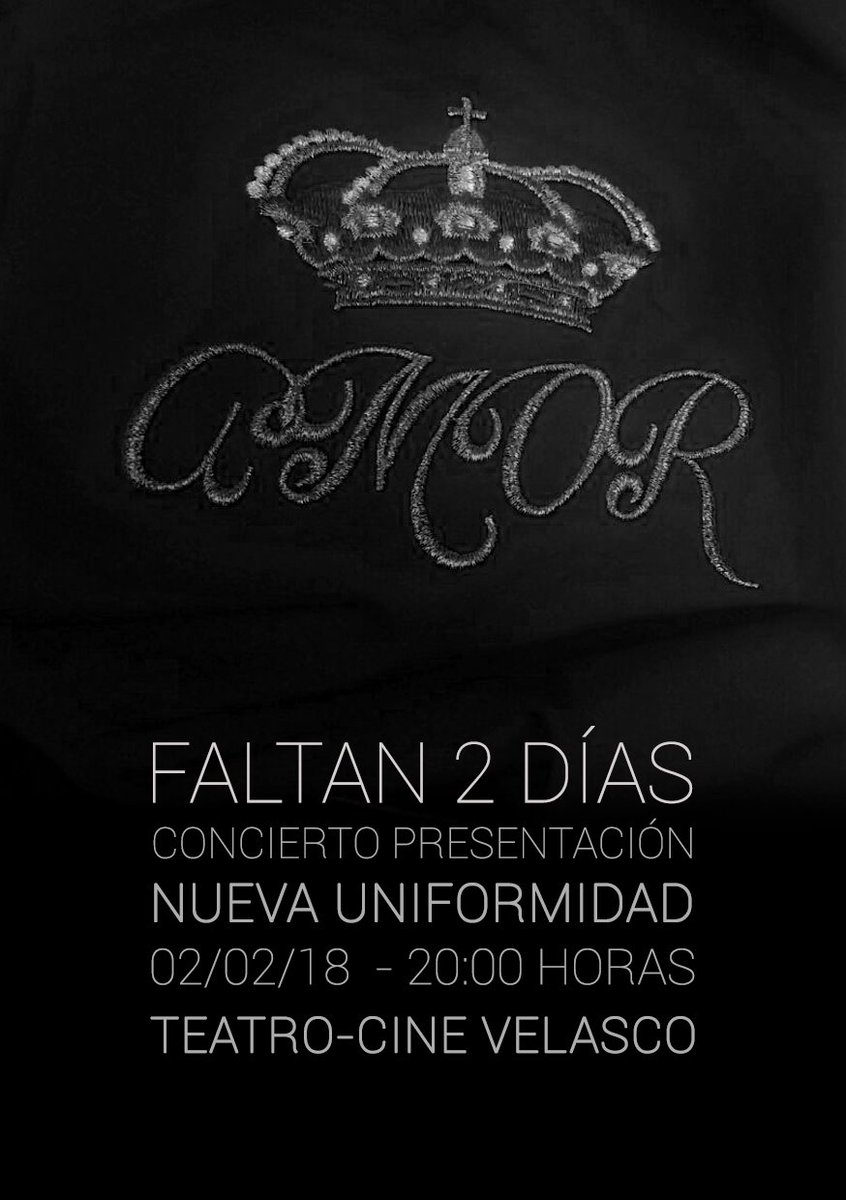 ⏳ Faltan solamente 2 días para presentarlo. Nos espera una jornada llena de sensaciones y novedades. Como adelanto os informamos que estrenaremos Silencio, obra de Luis Fernández Ramos y Cristóbal López Gándara. 🎶 #SienteElAmor