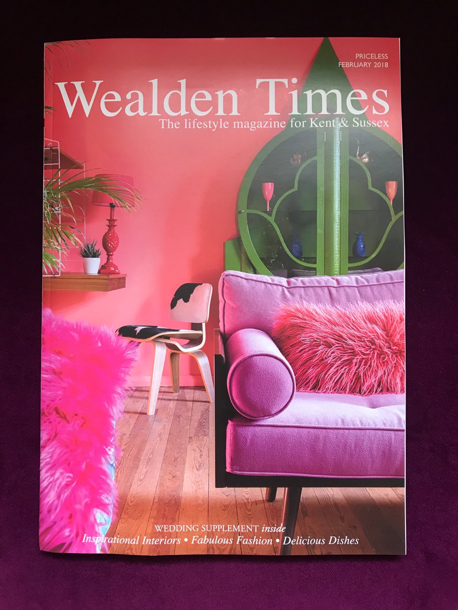 wealdentimes's tweet photo. This month's front cover is definitely one of our favourites and adds a great pop of colour to a very grey month. Find out where you can pick up yours at https://t.co/a37FU8oj29! https://t.co/QrUwLkIBx6