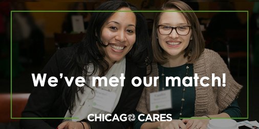 We've met our match! Tickets are still available for the Meet &amp; Match. Learn more about the merger of <a href="/ChicagoCares/">BK</a> and WomenOnCall and find out how you can use your Skills for Good! Register here: meetmatch2018.eventbrite.com