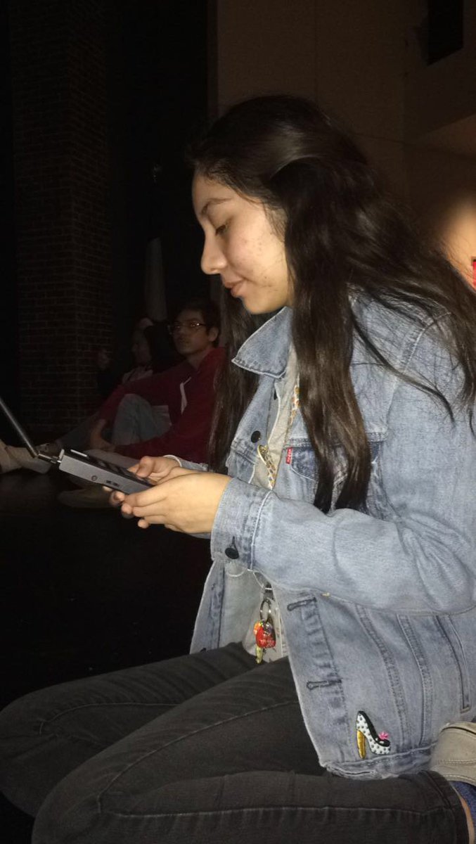 IHS_DC's tweet photo. @netzeroJMS rocked it today in the theatre!!  Thank you Elisa (Sr), Hannah (Jr), Leslie (Sr), and Violet (So) for helping us show Lady Bird Johnson MS what we do @IHS_DC !! https://t.co/UdX8amRon1